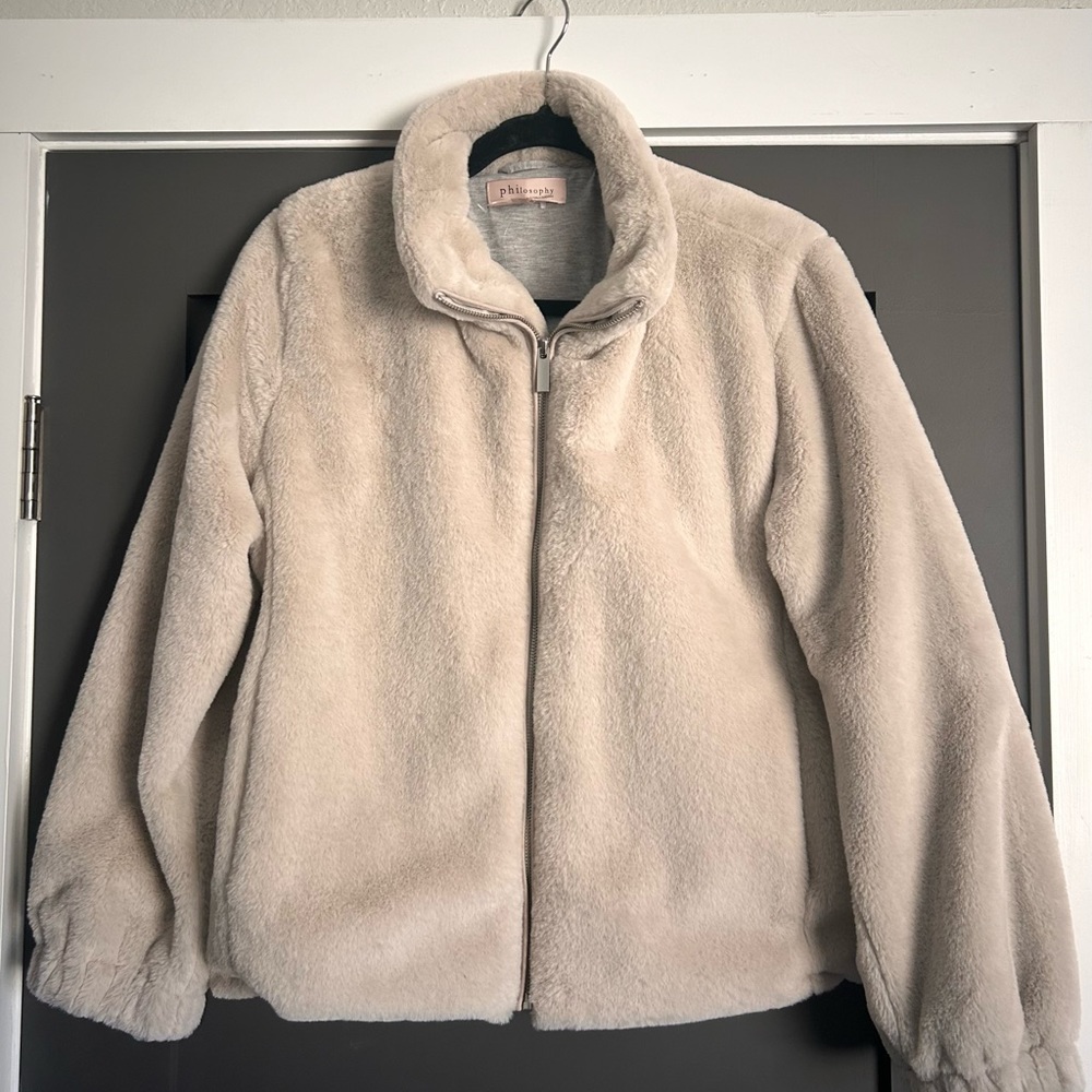 Philosophy Faux Fur Jacket